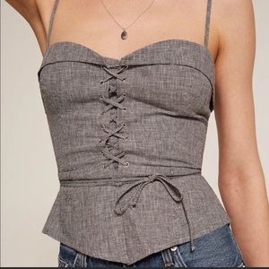 Reformation Clayten Corset Top - size 4